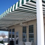 Permanent Awning w/ Valance & Ceiling Fans