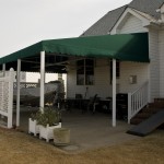 Permanent Awning w/ Valance & Ceiling Fan
