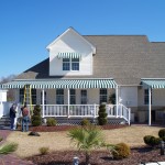 Permanent Patio w/ Valance & Convex on top window