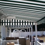 Permanent Awning w/ Valance & Ceiling Fans